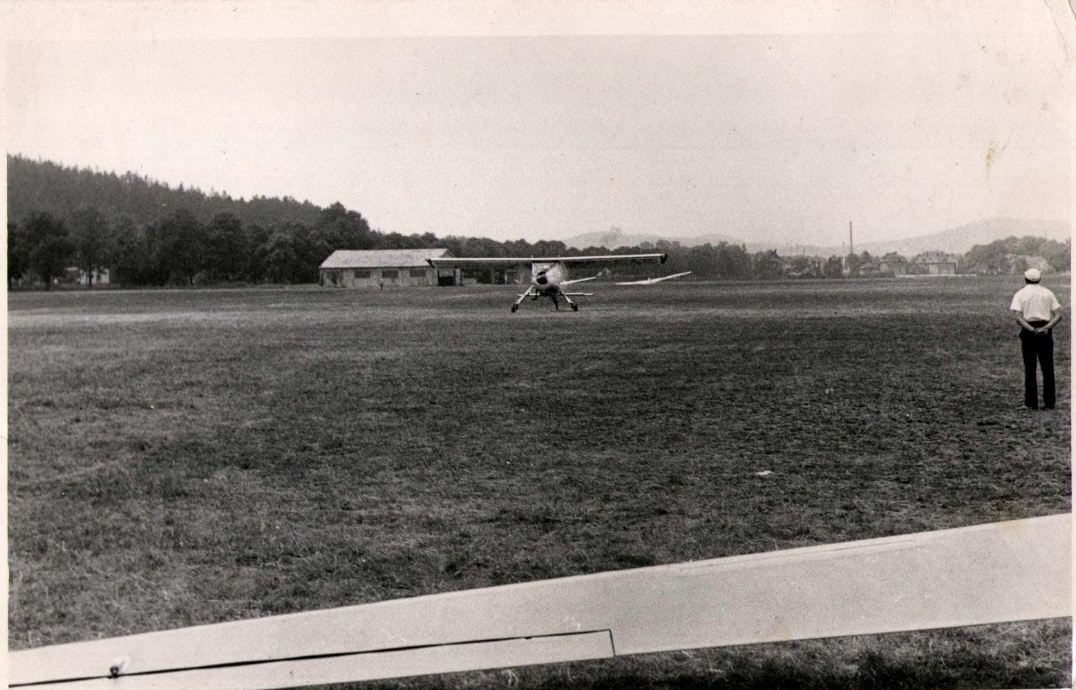 Airport in Lower Silesia for agro-aviation treatments - 1970s.