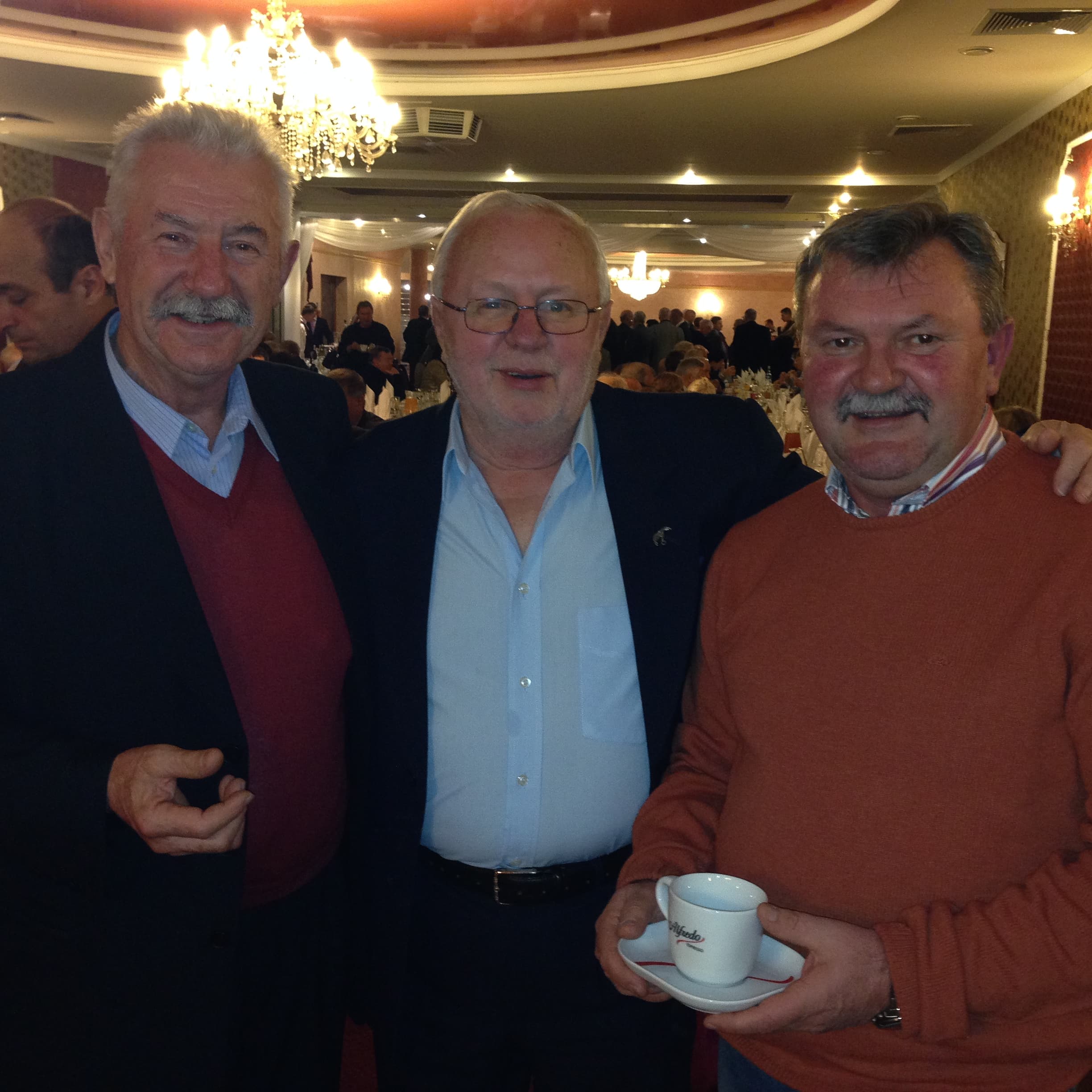 Poznań, 2014. Meeting of agrolotnik pilots near Poznań. From left: Henryk Gwiazda, Zbigniew Kowalski, Zbigniew Boboryko.